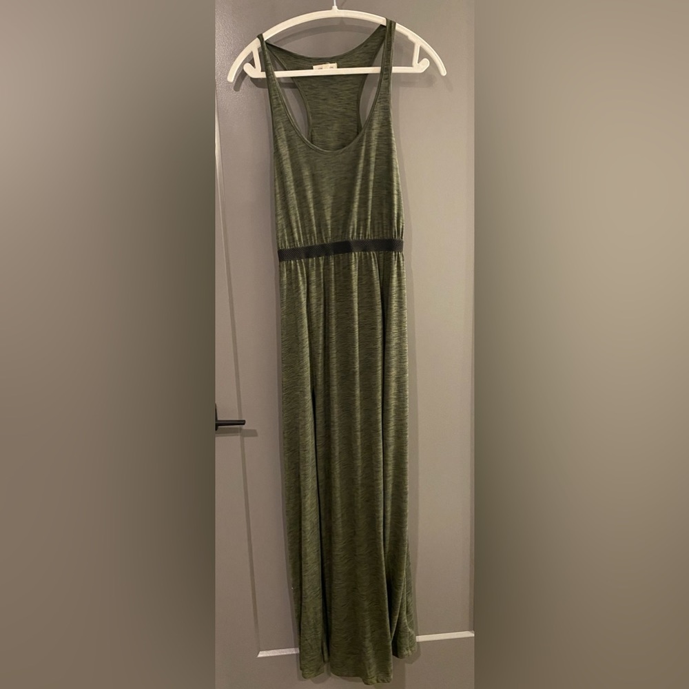 Silence + Noise Double-Slit Maxi Dress green size small - Picture 10 of 10